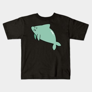 Dolphin with a Funny Face Kids T-Shirt